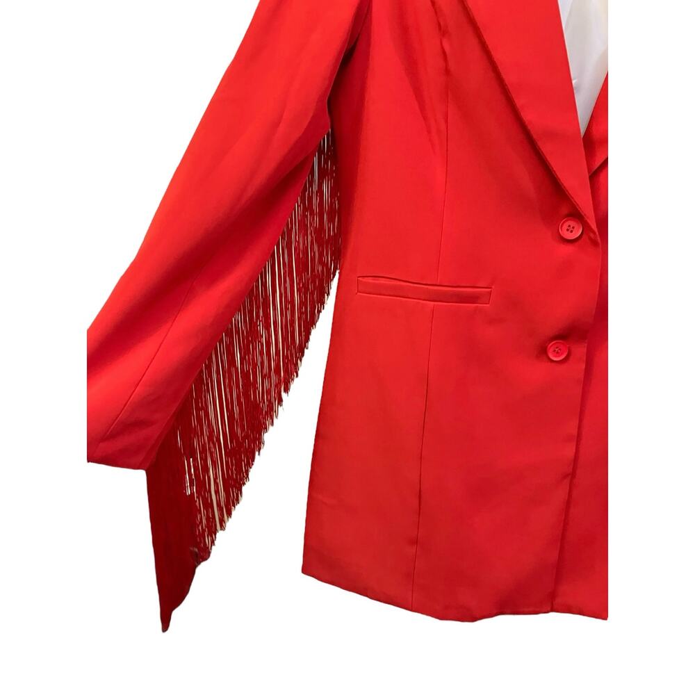 BiBi Red Blazer - Picture 5 of 14